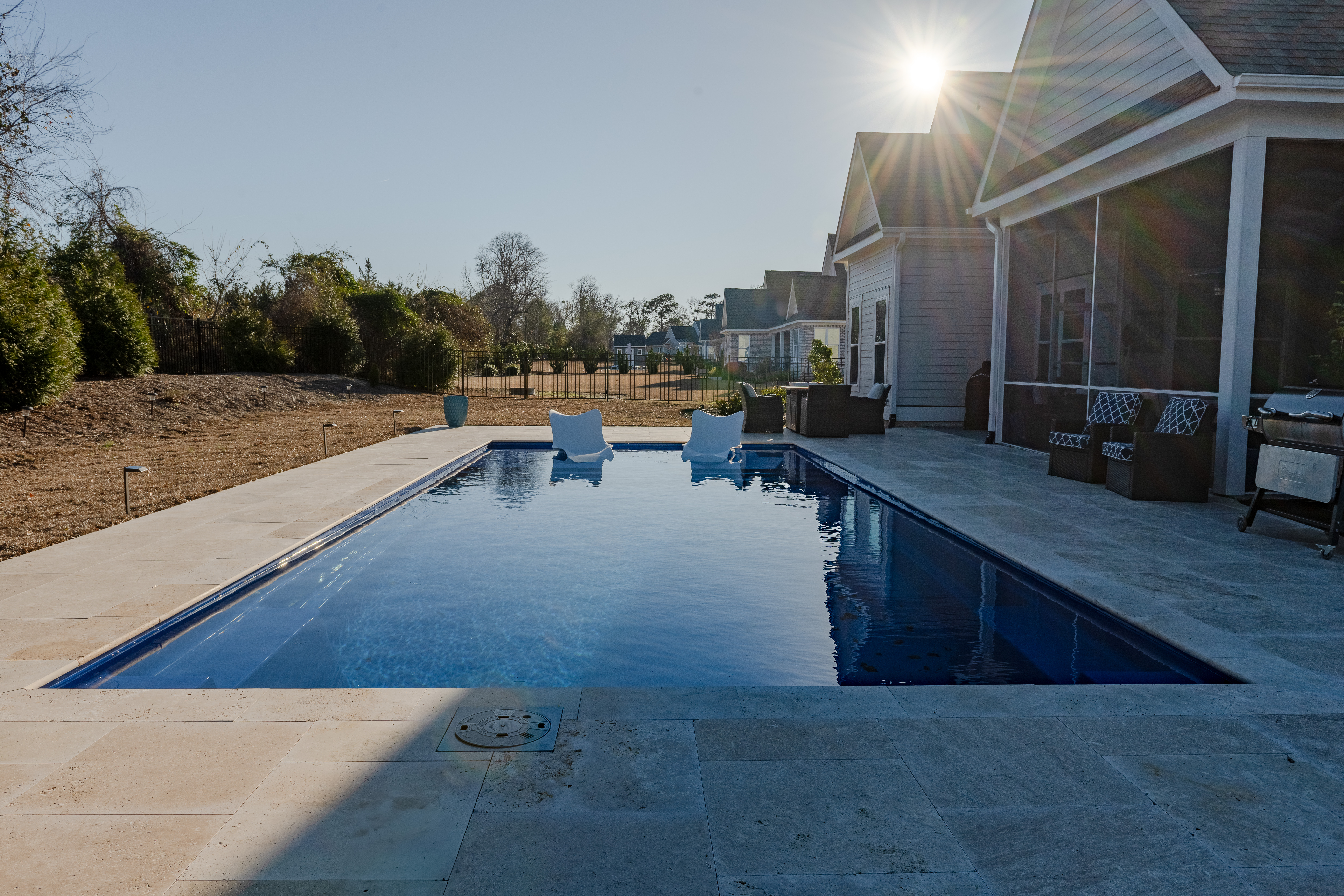 Inground pool built in Hampstead NC